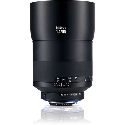 Zeiss Milvus 85mm f/1.4 ZF.2 Lens for Nikon F