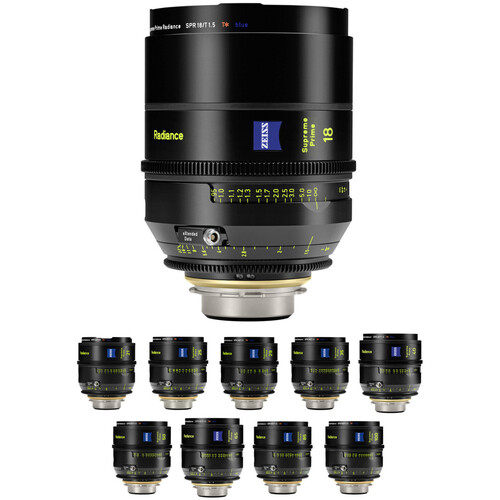 Zeiss Supreme Prime Radiance PL Meter Full Set (18, 21, 25, 29, 35, 40, 50, 65, 85, 100, 135)