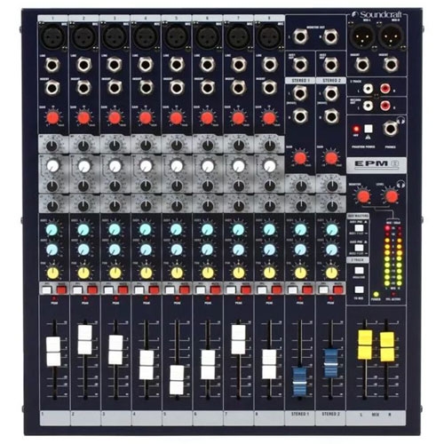 Soundcraft Mixer console 8 input