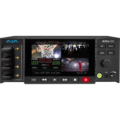 AJA Ki Pro GO Portable Multichannel H.264 USB 3.0 Recorder/Player