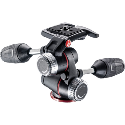 Manfrotto X-PRO 3-Way Head with retractable levers & friction controls (MHXPRO-3W)