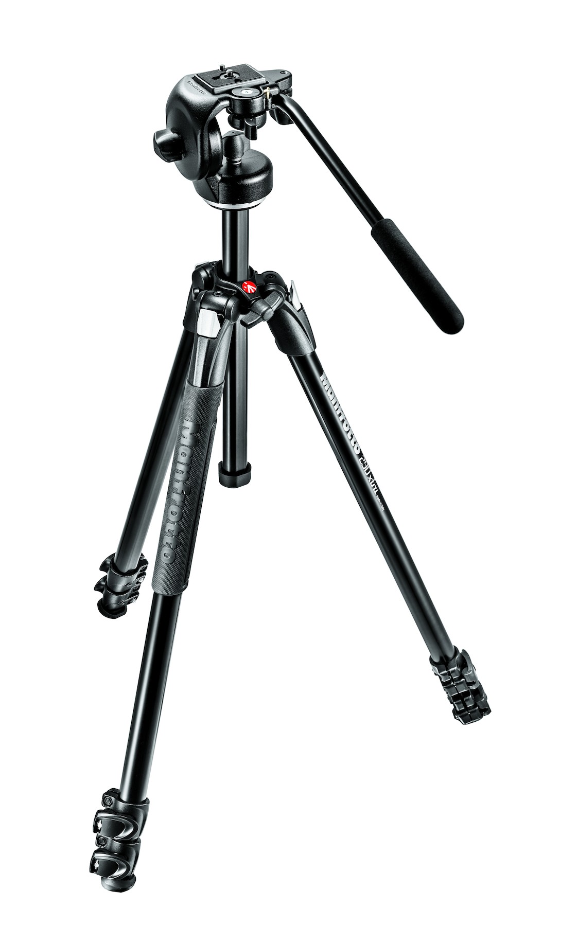 Manfrotto 290 Xtra Alu 3-Section Tripod Kit with 128RC Fluid Head (MK290XTA3-2W)