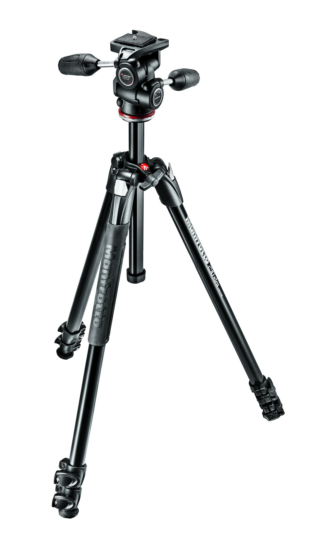 Manfrotto 290 Xtra Aluminium 3-Section Tripod with Head (MK290XTA3-3W)