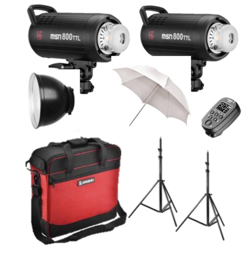 Jinbei MSN400-PRO twin studio lighting kit